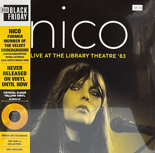 Nico (3) : Live At The Library Theatre '83 (LP, RSD, RE, Yel)