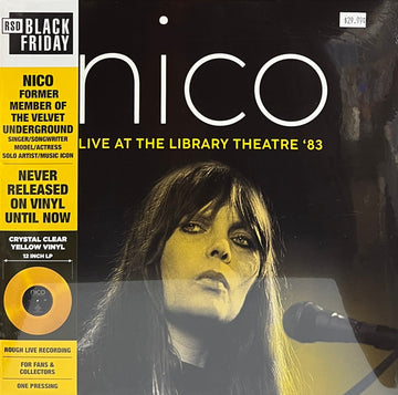 Nico (3) : Live At The Library Theatre '83 (LP, RSD, RE, Yel)