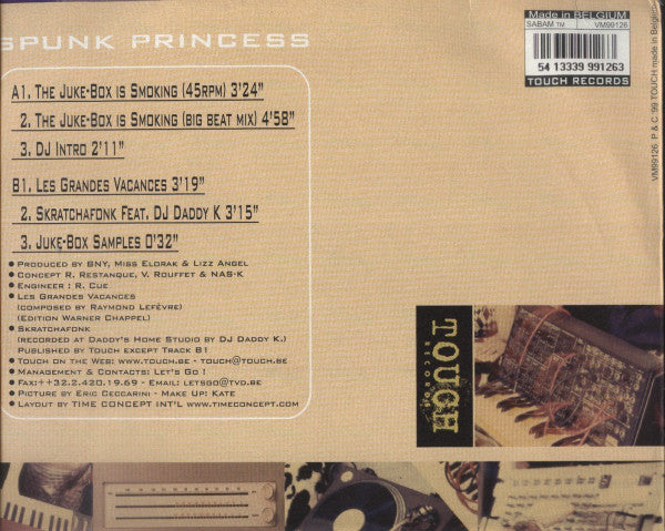 Spunk Princess : Big Beat Ep - The Juke-Box Is Smoking (12")