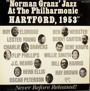 Various : Norman Granz' Jazz At The Philharmonic Hartford, 1953 (LP, Album, RE, Gat)