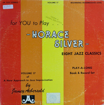 Jamey Aebersold : Horace Silver - Eight Jazz Classics (LP)