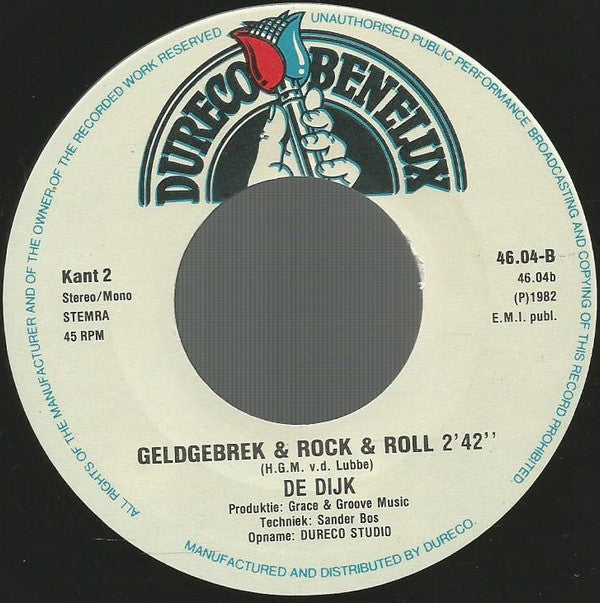De Dijk : Bloedend Hart (7", Single)