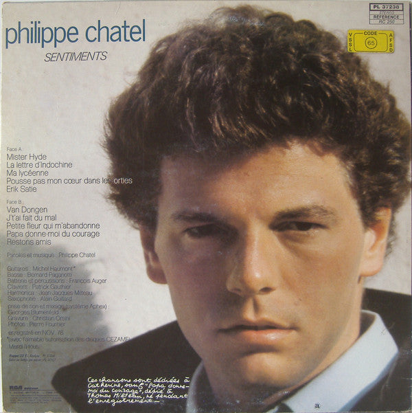 Philippe Chatel : Sentiments (LP, Album)