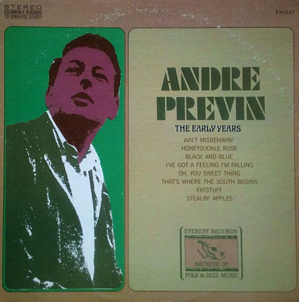 André Previn : The Early Years (LP, Album)