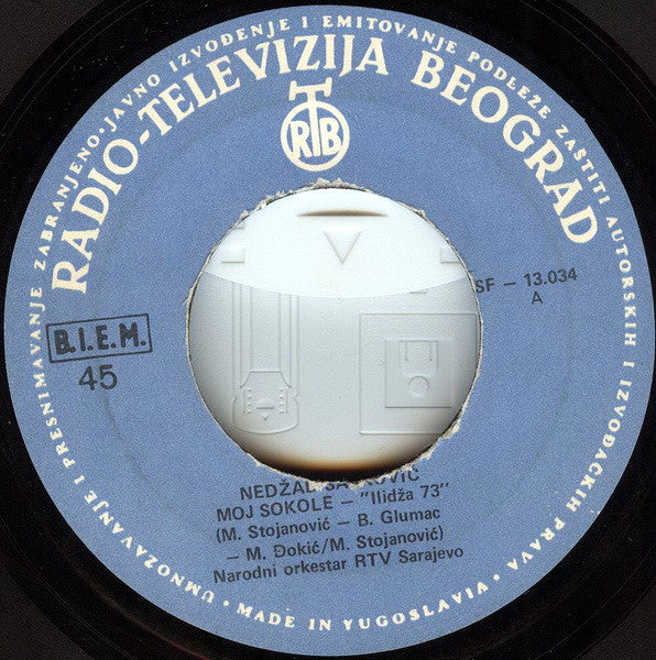 Nedžad Salković : Moj Sokole (7", Single)