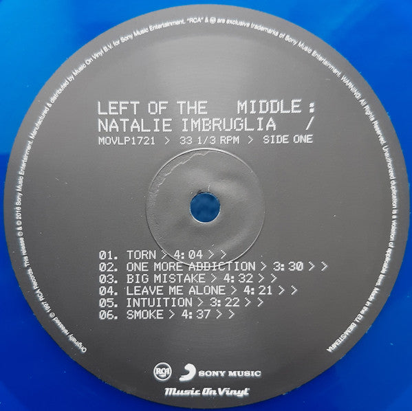 Natalie Imbruglia : Left Of The Middle (LP, Album, Ltd, Num, RE, RP, Blu)