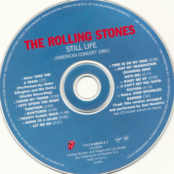 The Rolling Stones : Still Life (American Concert 1981) (CD, Album, RE, RM)