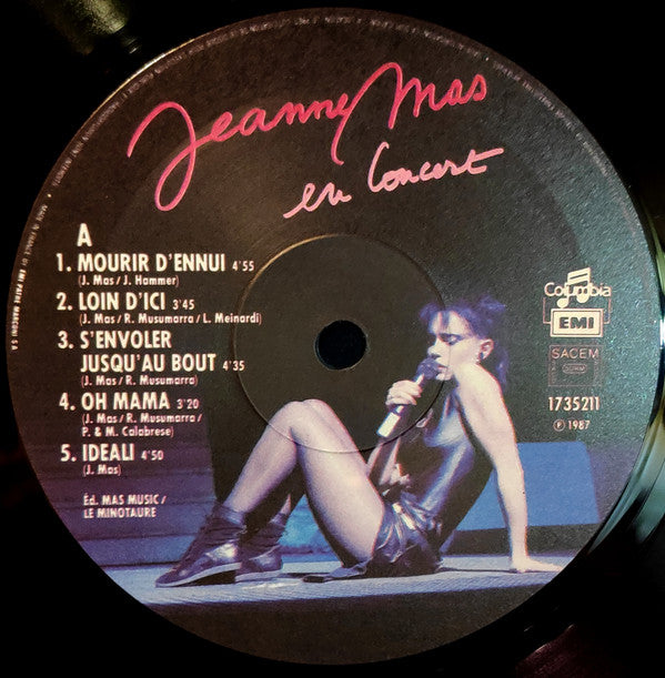 Jeanne Mas : Jeanne Mas En Concert (2xLP, Album)