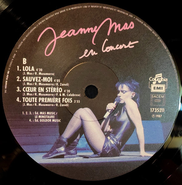 Jeanne Mas : Jeanne Mas En Concert (2xLP, Album)