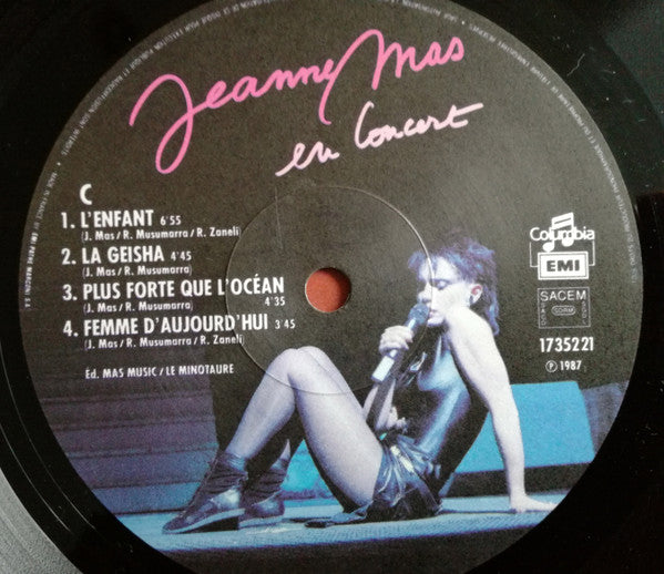 Jeanne Mas : Jeanne Mas En Concert (2xLP, Album)