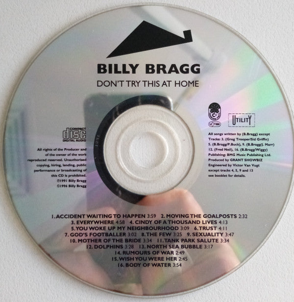 Billy Bragg : Don't Try This At Home (CD, Album, RE)