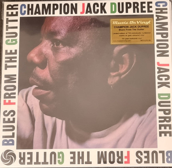 Champion Jack Dupree : Blues From The Gutter (LP, Album, Ltd, Num, RE, RM, Gol)