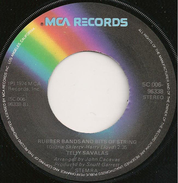 Telly Savalas : If (7", Single, Rai)