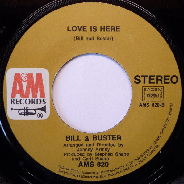 Bill & Buster : Hold On To What You've Got (7", Single)