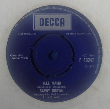 Savoy Brown : Tell Mama (7")