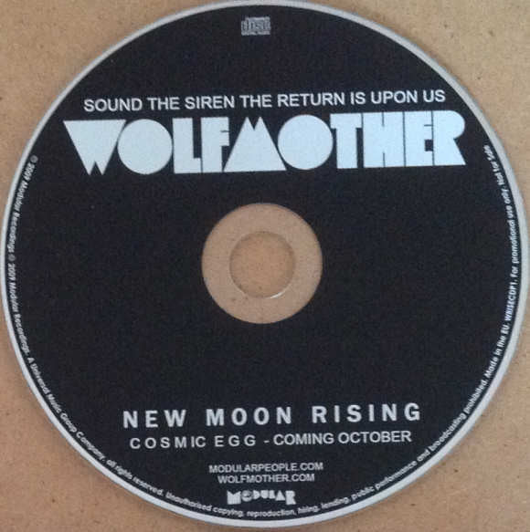 Wolfmother : New Moon Rising (CD, Single, Promo)