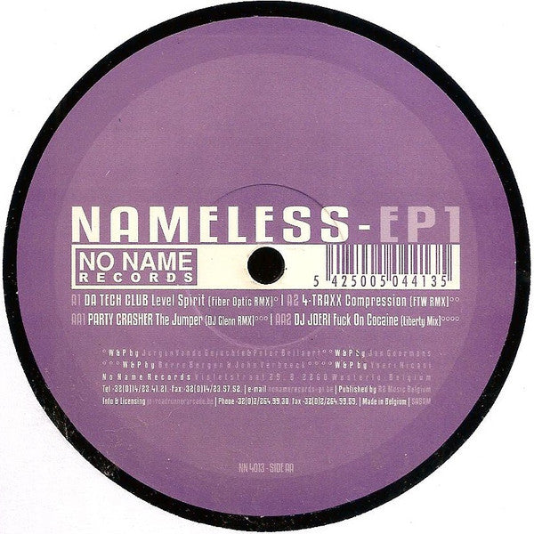 Various : Nameless - EP1 (12", EP)