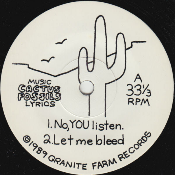 Cactus Fossils : No, You Listen (7", EP)