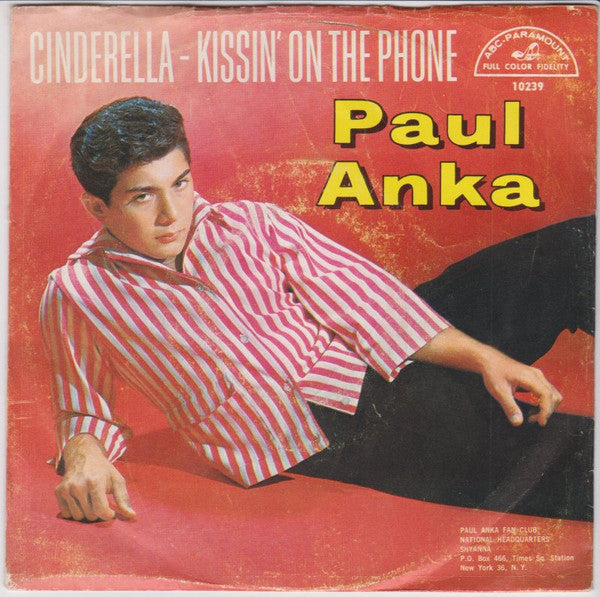 Paul Anka : Cinderella (7", Single)