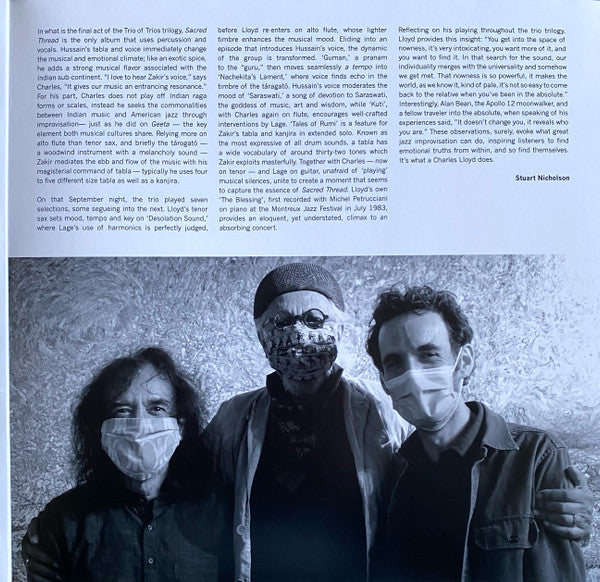Charles Lloyd : Trios: Sacred Thread (LP, Album)