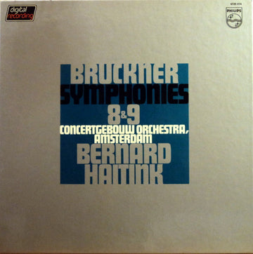 Anton Bruckner – Concertgebouworkest, Bernard Haitink : Symphonies 8 & 9 (Box + 3xLP)