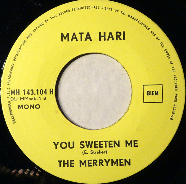 The Merrymen : Soul Calypso (7", Single, Mono, Dar)