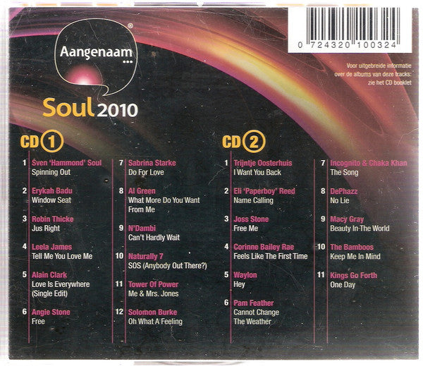 Various : Aangenaam... Soul2010 (2xCD, Comp)