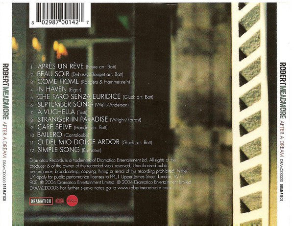 Robert Meadmore : After A Dream (CD, Album, Pic)