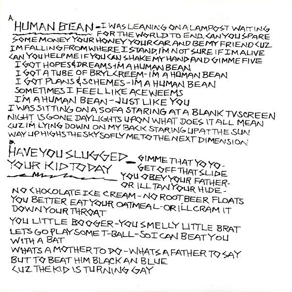 Scratch Bongowax : Human Bean (7")