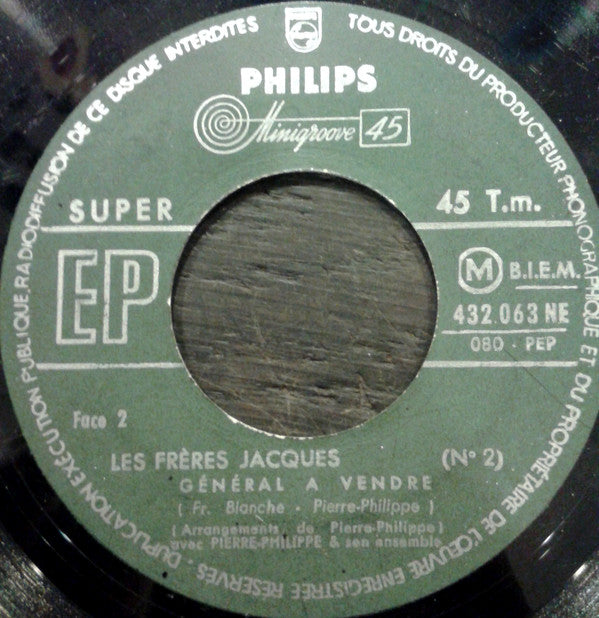 Les Frères Jacques : 2 - La Pendule (7", EP)