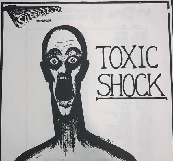 Toxic Shock (7) : Black Death (7", EP, RE, Yel)