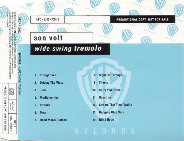 Son Volt : Wide Swing Tremolo (CD, Album, Promo)