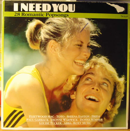 Various : I Need You - 28 Romantic Popsongs (2xLP, Comp)