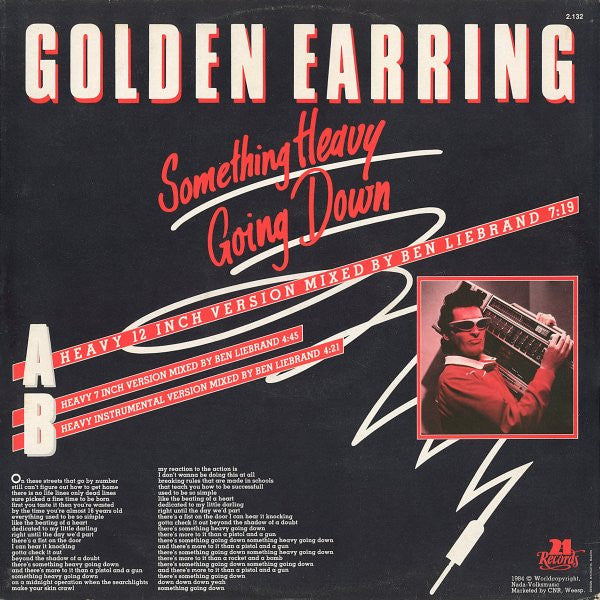 Golden Earring : Something Heavy Going Down (12", EP)