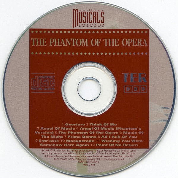 The National Symphony Orchestra / Münchner Symphoniker : The Phantom Of The Opera (CD)