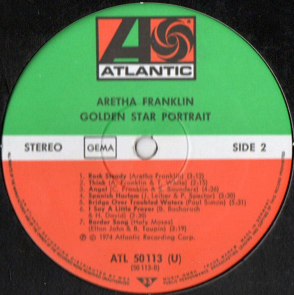 Aretha Franklin : Golden Star Portrait (LP, Comp)