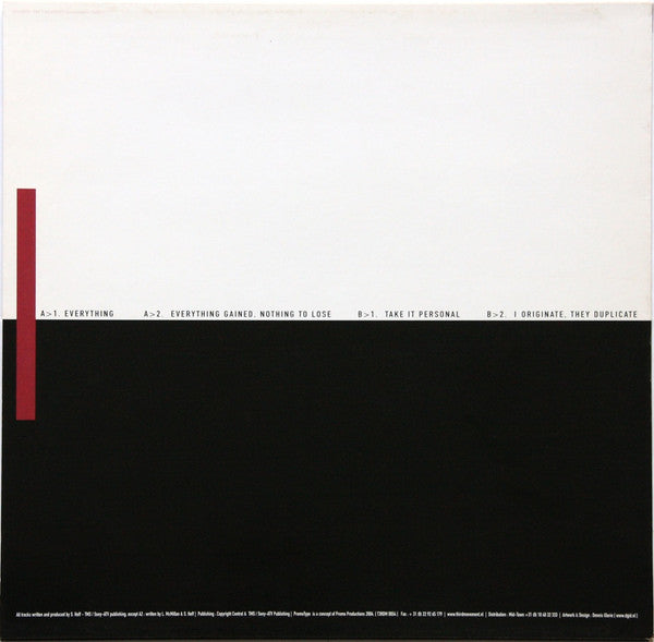 Promo : Take It Personal (12")