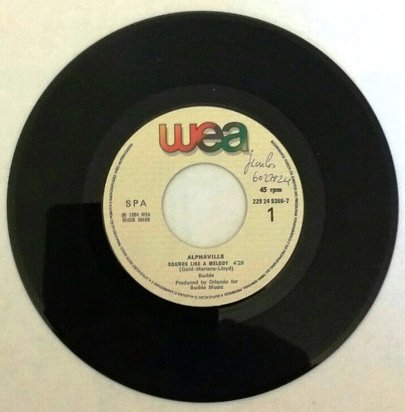 Alphaville : Sounds Like A Melody (7", Single)