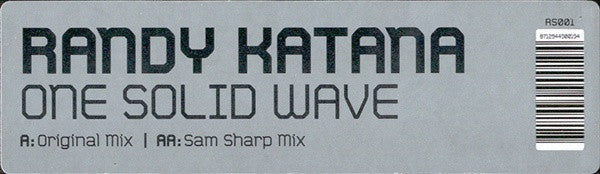 Randy Katana : One Solid Wave (12")