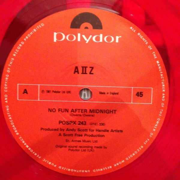 A-II-Z* : No Fun After Midnight (12", Red)