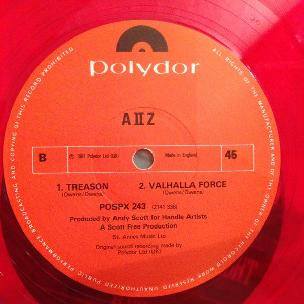 A-II-Z* : No Fun After Midnight (12", Red)