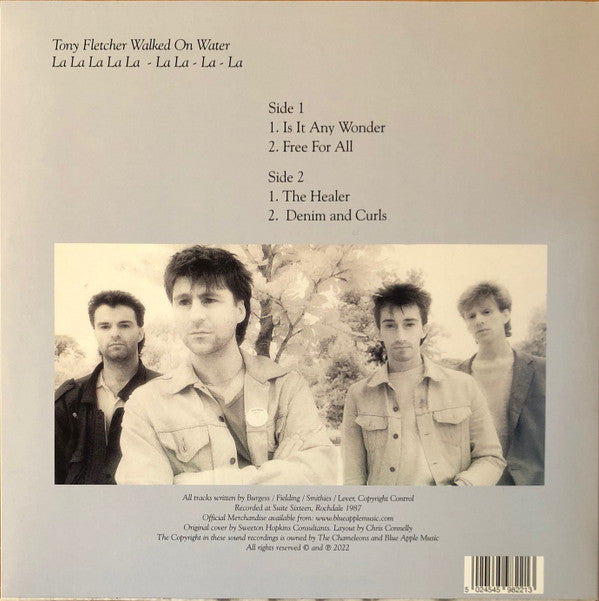 The Chameleons : Tony Fletcher Walked On Water La La La La La - La La - La - La (12", EP, RE, RM, Pur)