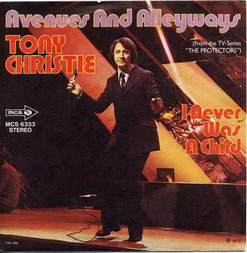 Tony Christie : Avenues And Alleyways (7", Single)
