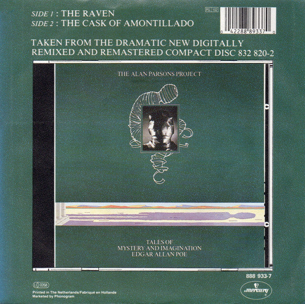 The Alan Parsons Project : The Raven (7", Single)