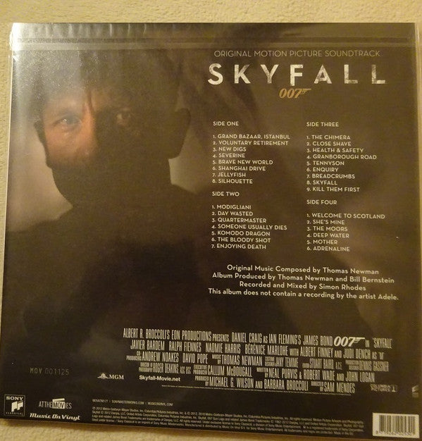 Thomas Newman : Skyfall (Original Motion Picture Soundtrack) (2xLP, Album, Num, RE, Sil)
