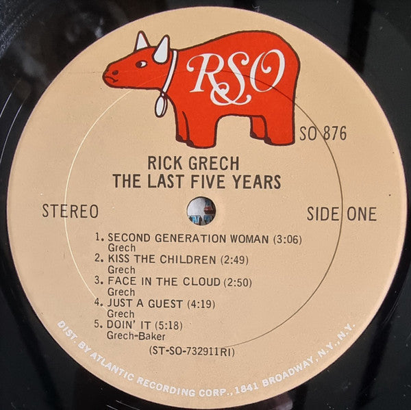 Rick Grech : The Last Five Years (LP, Comp, RI)