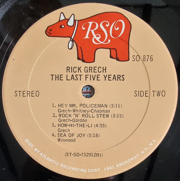 Rick Grech : The Last Five Years (LP, Comp, RI)