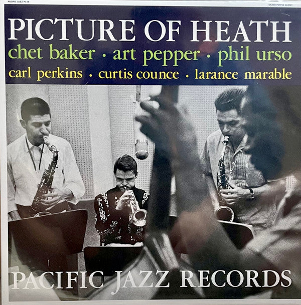 Chet Baker, Art Pepper, Phil Urso : Picture Of Heath (LP, Album, Mono, RE, 180)