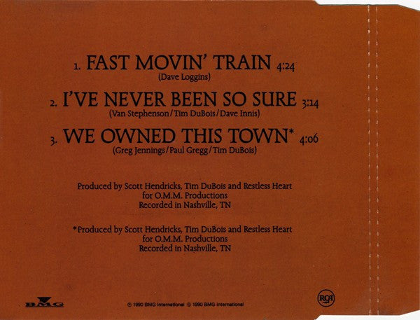 Restless Heart : Fast Movin' Train (CD, Single)