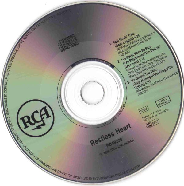 Restless Heart : Fast Movin' Train (CD, Single)
